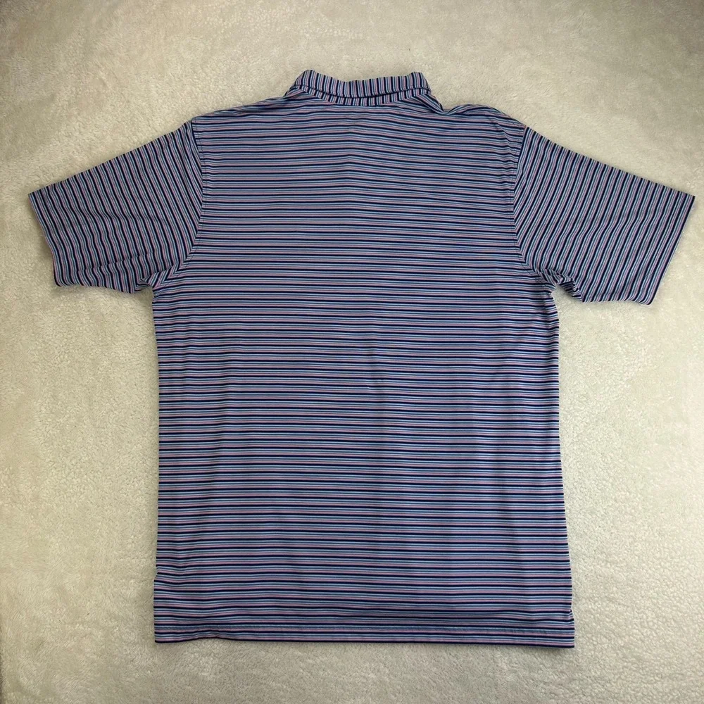 Southern Hills Peter Millar Polo Shirt Men XL Striped Golf PGA Championship 2022